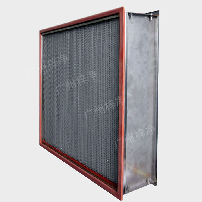 250度耐高溫高效過濾器產品結構 250度耐高溫高效過濾器產品結構